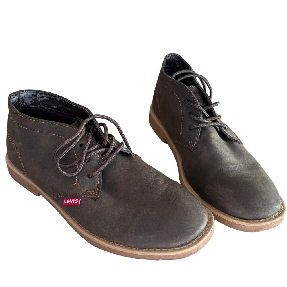 Levi’s Brown Chukka Boots Size 8 Men’s Casual Comfort Shoes - Picture 7 of 10